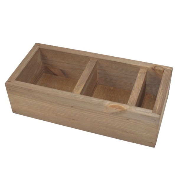 Wooden Condiment Holder - Tea & Coffee